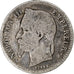 Frankrijk, Napoleon III, 50 Centimes, 1864, Bordeaux, ZG+, Zilver, KM:814.3