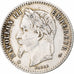 France, Napoleon III, 50 Centimes, 1866, Strasbourg, AU(50-53), Silver