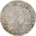 France, Louis XIV, 4 Sols des Traitants, 1677, Vimy-en-Lyonnais, Rare