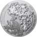 Rwanda, Shoebill, 50 Francs, 2019, 1 Oz, MS(65-70), Silver