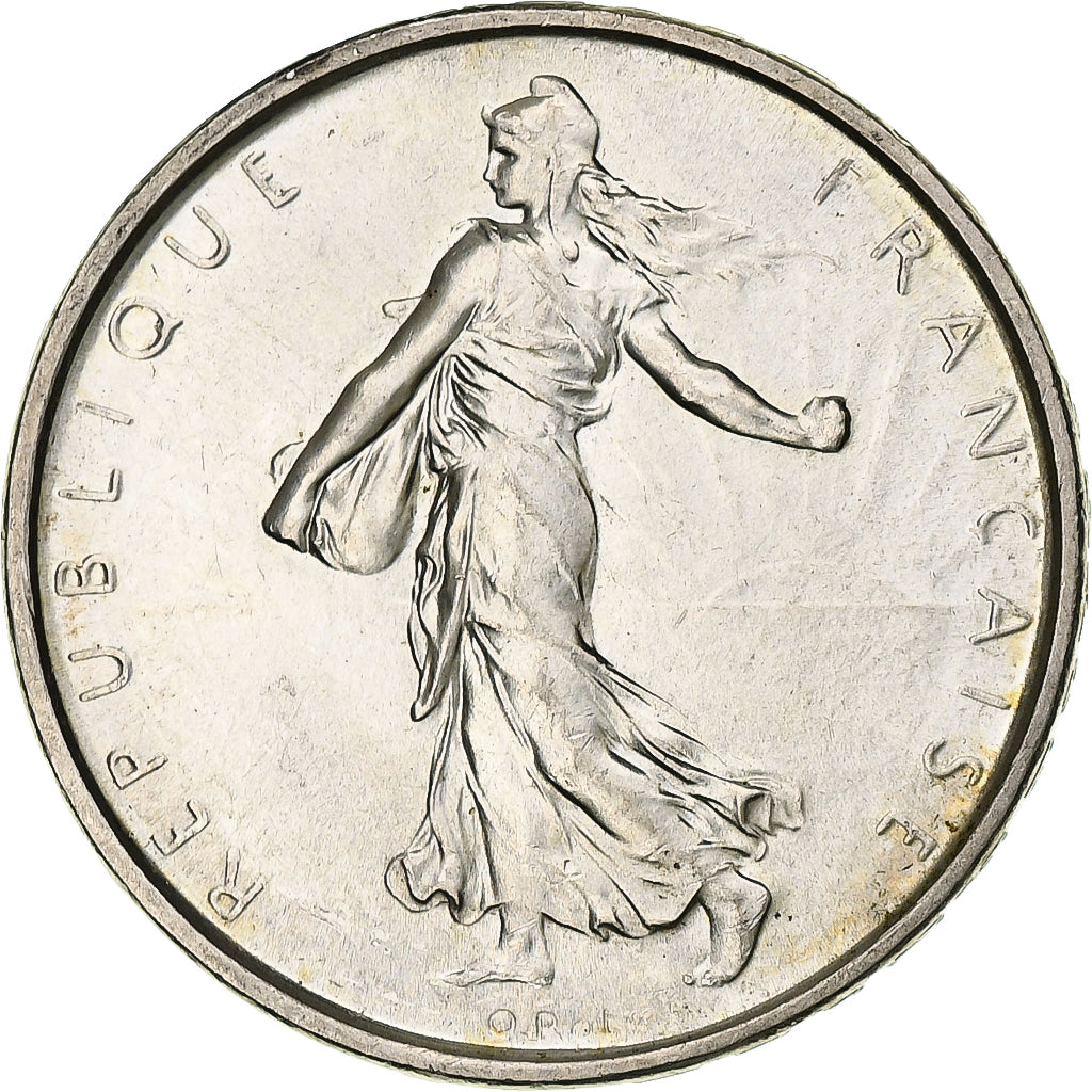 France, Semeuse, 5 Francs, 1962, Paris, MS(63), Silver, KM:926, Gadoury:770, Le