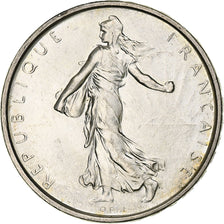 France, Semeuse, 5 Francs, 1962, Paris, MS(63), Silver, KM:926, Gadoury:770, Le