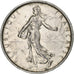 Francja, Semeuse, 5 Francs, 1968, Paris, AU(55-58), Srebro, KM:926, Gadoury:770
