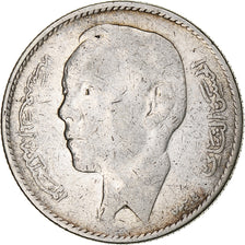 Morocco, al-Hassan II, 5 Dirhams, 1965/AH1384, Paris, VF(20-25), Silver, KM:57