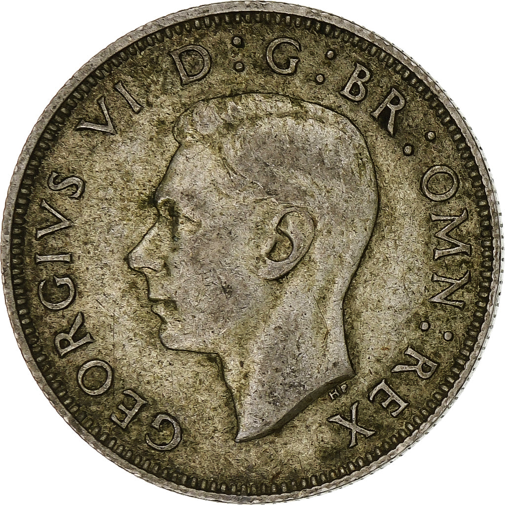 Great Britain, George VI, Florin, Two Shillings, 1939, EF(40-45), Silver, KM:855