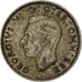 Großbritannien, George VI, Florin, Two Shillings, 1942, S+, Silber, KM:855