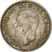Wielka Brytania, George VI, Florin, Two Shillings, 1943, AU(50-53), Srebro