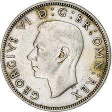 Great Britain, George VI, Florin, Two Shillings, 1944, EF(40-45), Silver, KM:855