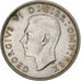 Great Britain, George VI, Florin, Two Shillings, 1945, AU(55-58), Silver, KM:855
