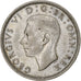 Grande-Bretagne, George VI, 1/2 Crown, 1938, TB+, Argent, KM:856
