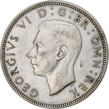 Great Britain, George VI, 1/2 Crown, 1944, AU(55-58), Silver, KM:856, Spink:4080