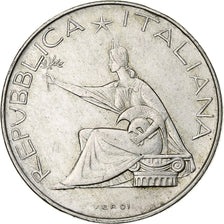 Italy, 500 Lire, 1961, Rome, AU(50-53), Silver, KM:99