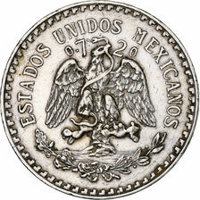 Mexico, Peso, 1932, Mexico City, AU(50-53), Silver, KM:455