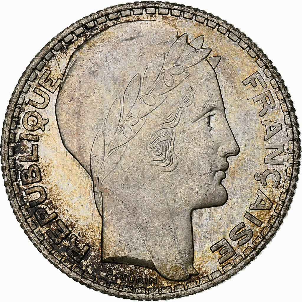 Francia, Turin, 10 Francs, 1929, Paris, SPL-, Argento, KM:878, Gadoury:801