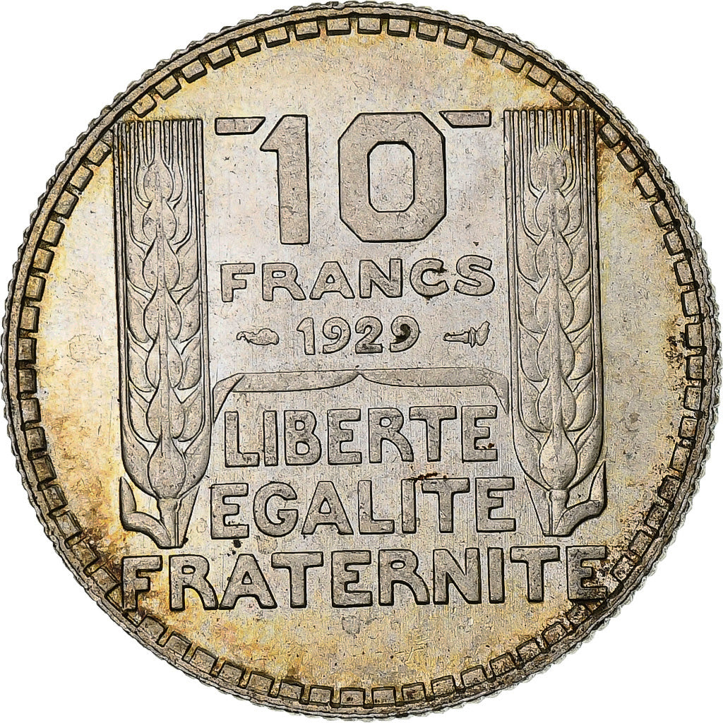 Francia, Turin, 10 Francs, 1929, Paris, SPL-, Argento, KM:878, Gadoury:801