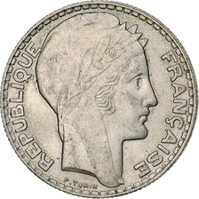 França, Turin, 10 Francs, 1931, Paris, AU(50-53), Prata, KM:878, Gadoury:801