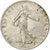 Francia, Semeuse, 50 Centimes, 1908, Paris, MBC, Plata, KM:854, Gadoury:420, Le