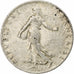 Francia, Semeuse, 50 Centimes, 1908, Paris, MBC, Plata, KM:854, Gadoury:420, Le