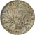Francia, Semeuse, 50 Centimes, 1909, Paris, BC+, Plata, KM:854, Gadoury:420, Le