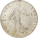 Francia, Semeuse, 50 Centimes, 1912, Paris, MBC+, Plata, KM:854, Gadoury:420, Le