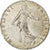 Francia, Semeuse, 50 Centimes, 1914, Paris, MBC, Plata, KM:854, Gadoury:420, Le