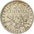 Francia, Semeuse, 50 Centimes, 1914, Paris, MBC, Plata, KM:854, Gadoury:420, Le