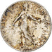 Francia, Semeuse, 50 Centimes, 1916, Paris, MBC+, Plata, KM:854, Gadoury:420, Le