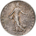 Moneda, Francia, Semeuse, 50 Centimes, 1917, Paris, MBC+, Plata, KM:854