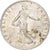 Francia, Semeuse, 50 Centimes, 1918, Paris, MBC, Plata, KM:854, Le Franc:F.190