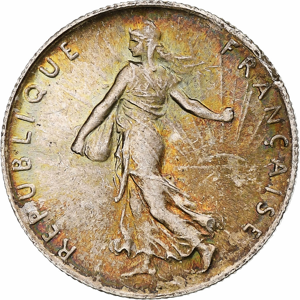 France, Semeuse, 50 Centimes, 1918, Paris, SUP, Argent, KM:854, Le Franc:F.190