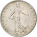 Francia, Semeuse, 50 Centimes, 1919, Paris, MBC, Plata, KM:854, Gadoury:429, Le