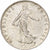 Francia, Semeuse, 50 Centimes, 1919, Paris, MBC+, Plata, KM:854, Gadoury:429, Le
