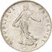 Francia, Semeuse, 50 Centimes, 1919, Paris, MBC+, Plata, KM:854, Gadoury:429, Le