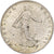 Francia, Semeuse, 50 Centimes, 1920, Paris, MBC+, Plata, KM:854, Gadoury:420, Le