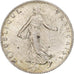 Francia, Semeuse, 50 Centimes, 1920, Paris, MBC+, Plata, KM:854, Gadoury:420, Le