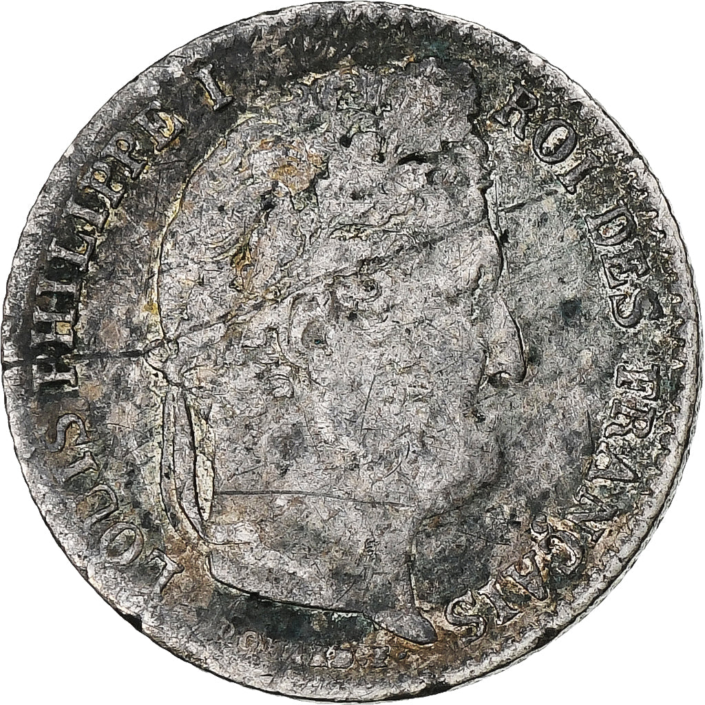 Frankreich, Louis-Philippe, 1/4 Franc, 1839, Paris, S+, Silber, KM:740.1