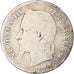 France, Napoleon III, 50 Centimes, 1866, Strasbourg, F(12-15), Silver, KM:814.2