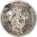France, Louis-Philippe, 1/2 Franc, 1845, Rouen, F(12-15), Silver, KM:741.2