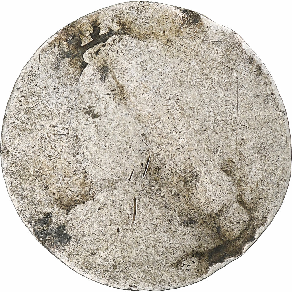 France, Louis XV, 6 Sols, 1/20 ECU, 1728, Uncertain Mint, AG(3), Silver