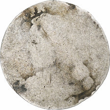 France, Louis XV, 6 Sols, 1/20 ECU, 1728, Uncertain Mint, AG(3), Silver