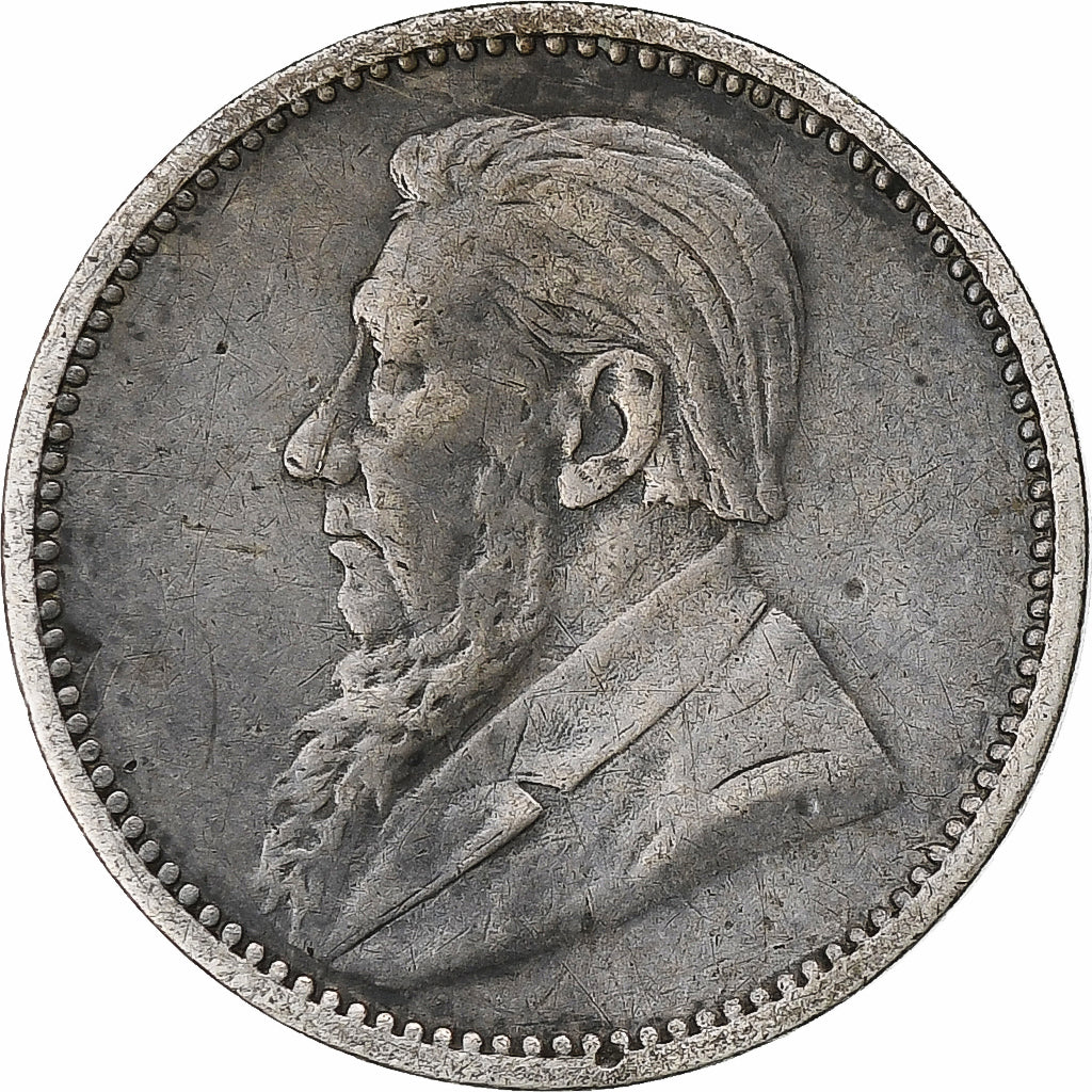 Sudafrica, 3 Pence, 1892, BB, Argento, KM:3