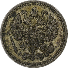 Russia, Nicholas II, 10 Kopeks, 1912, Saint-Petersburg, VF(30-35), Silver