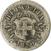 Suiza, 5 Rappen, 1850, Strasbourg, BC, Vellón, KM:5