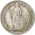Moneda, Suiza, 1/2 Franc, 1940, Bern, BC+, Plata, KM:23