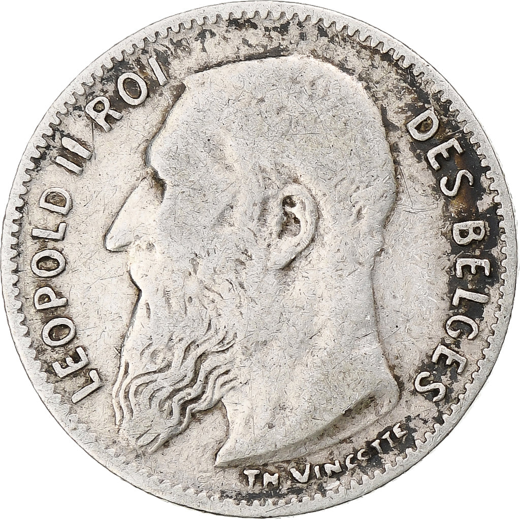 Belgique, 50 Centimes, 1907, TB+, Argent