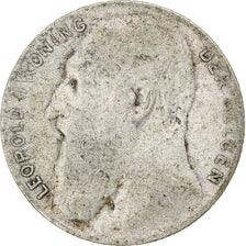Belgique, Leopold II, 50 Centimes, 1901, Bruxelles, B+, Argent, KM:51