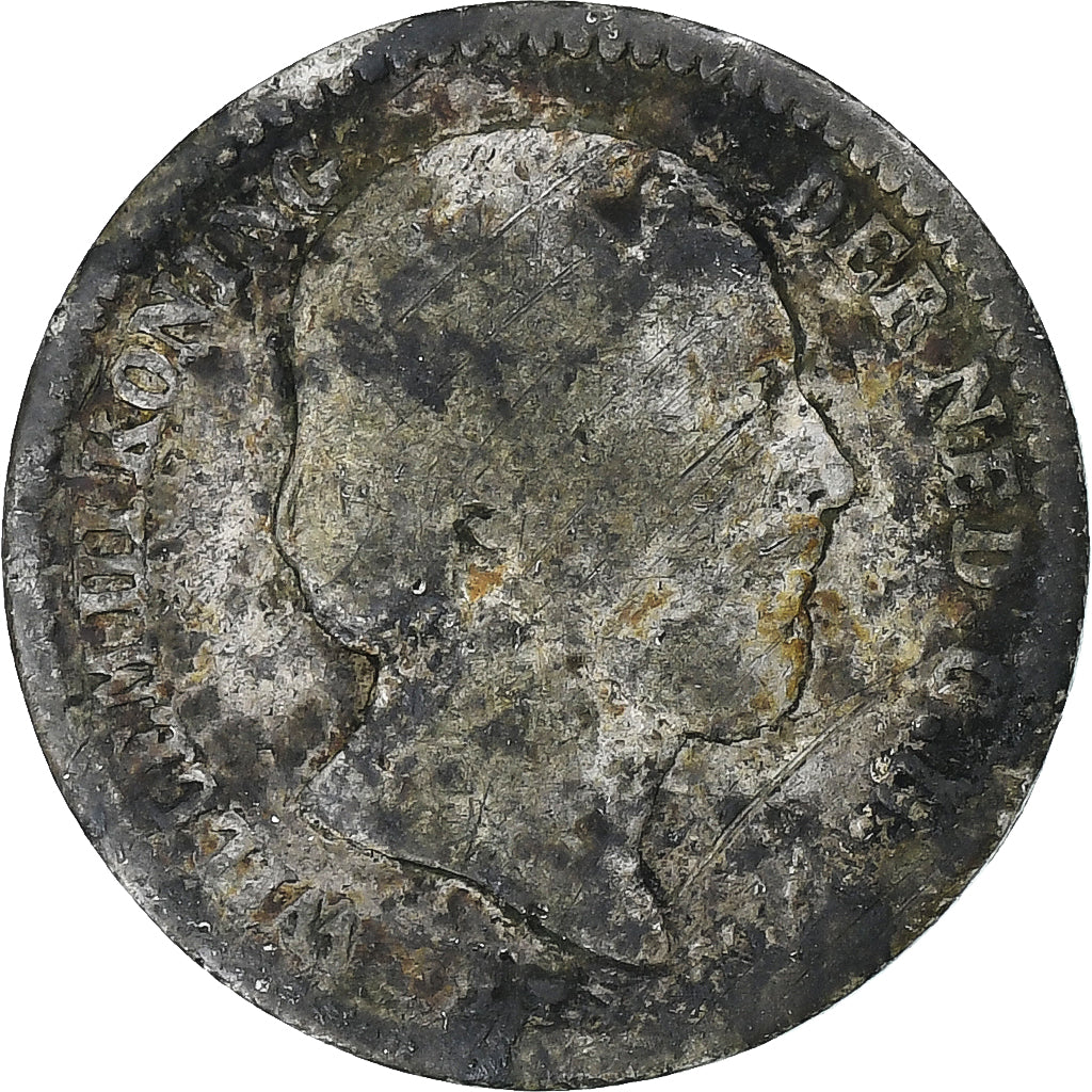 Niederlande, William III, 10 Cents, 1863, Utrecht, S, Silber, KM:80