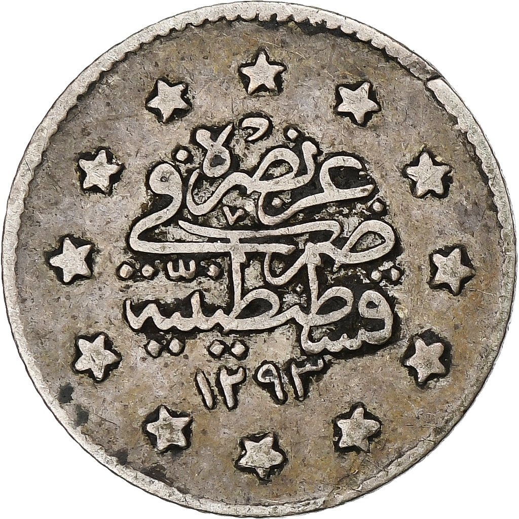 Turkey, Abdul Hamid II, Kurush, 1903 (AH 1293/29), Qustantiniyah, VF(30-35)