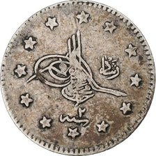 Turkey, Muhammad V, Kurush, 1910/AH1327, Qustantiniyah, VF(30-35), Silver