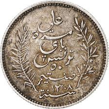 Tunisia, Ali Bey, 50 Centimes, 1891, Paris, MS(60-62), Silver, KM:223